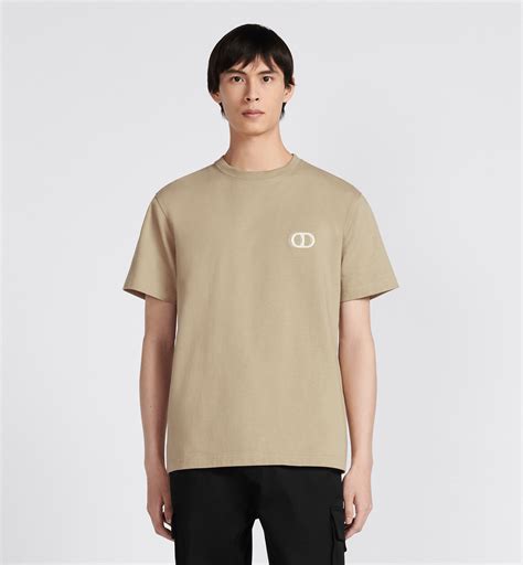 t-shirt imprimé placé dior|T.